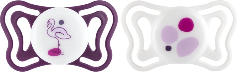 Suzete Chicco Physioforma Light din silicon, ortodontice, roz, 16–36 luni, 2 buc.