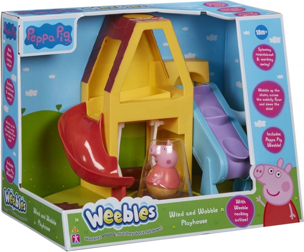 Peppa Pig Weebles căsuță de joacă balansantă