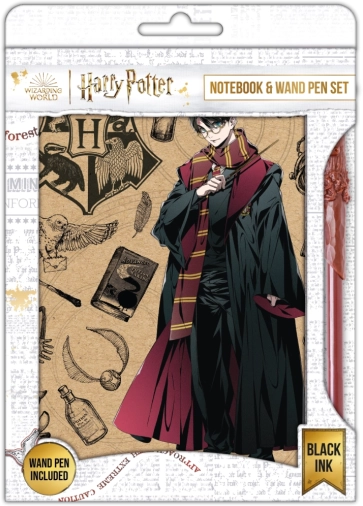 Set Harry Potter cu blocnotes și stilou Navy & Gold