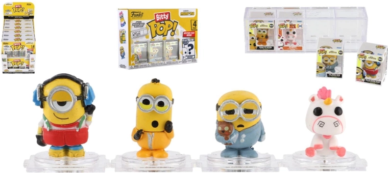 Set de minifigurine Funko Bitty Pop! Minionii - 4 buc.