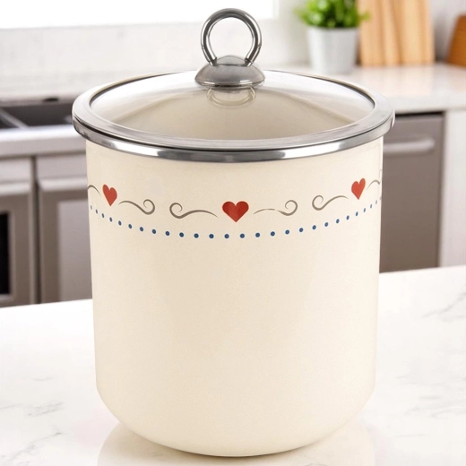 Capac transparent din sticlă pentru vizibilitate imediată