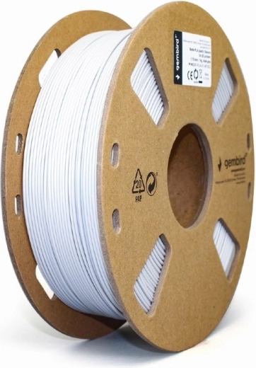 Filament PLA 1,75 mm mat gri deschis pentru imprimante 3D
