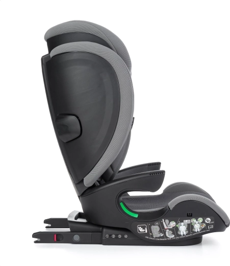 ISOFIX stabil și ghidare corectă a centurii