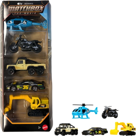 Mattel Matchbox The Movie set de 5 vehicule inspirate de film