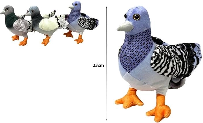 Mascotă de pluș porumbel - 1 bucată