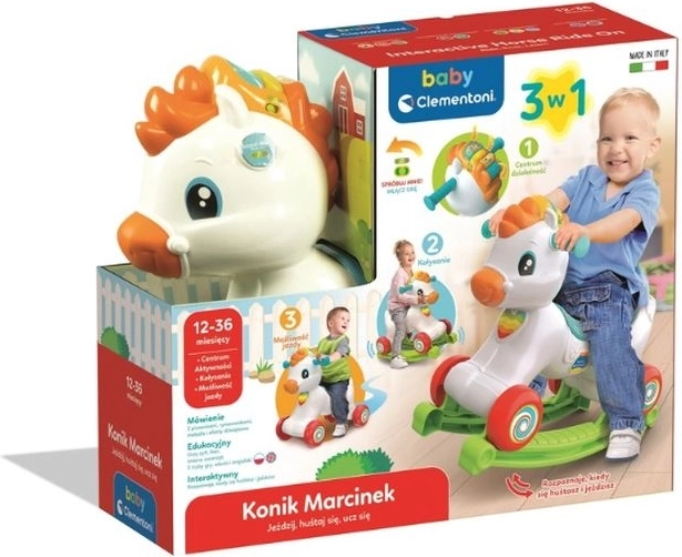 Căluț interactiv Marcinek 3în1 CLE BABY