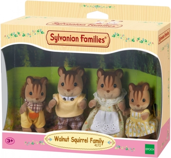 Familia de veverițe SYLVANIAN FAMILIES – set de 4 figurine