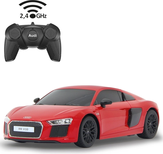 Jamara Audi R8 2015 mașină RC 1:24 roșie - 1 bucată
