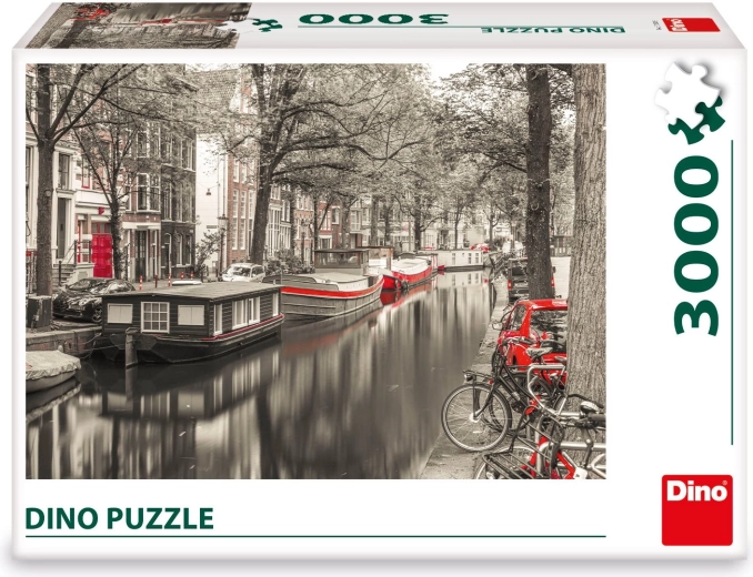 Motiv elegant al canalului din Amsterdam
