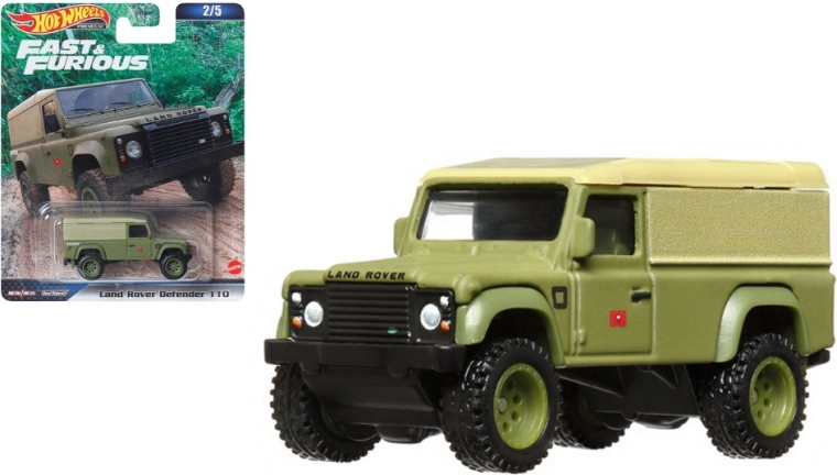 Hot Wheels Land Rover Defender 110 – model de colecție Fast & Furious 1:64