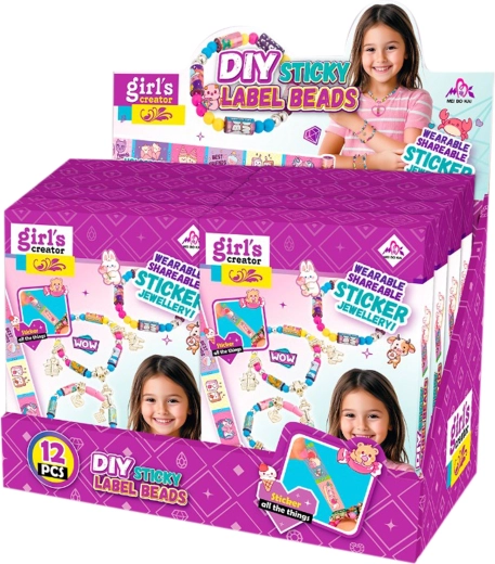 Set creativ pentru realizarea brățărilor cu autocolante