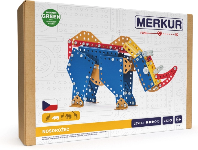 Merkur Zoo – rinocer, 212 piese