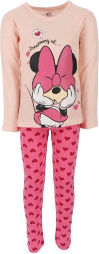 Pijama Disney Minnie cu mânecă lungă