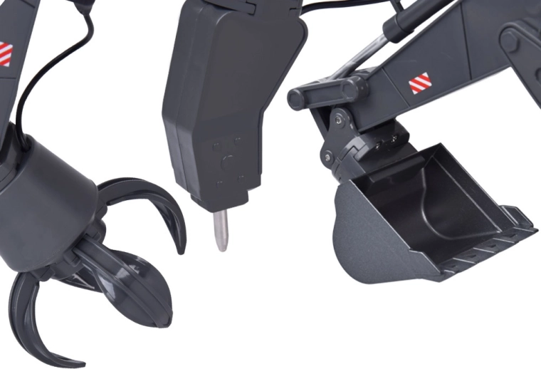 Atașamente interschimbabile 3‑în‑1 pentru joc realist