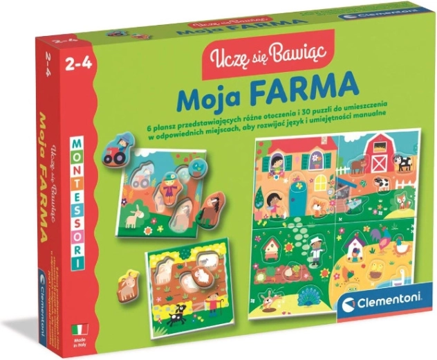 Clementoni Ferma mea – set educațional interactiv pentru copii