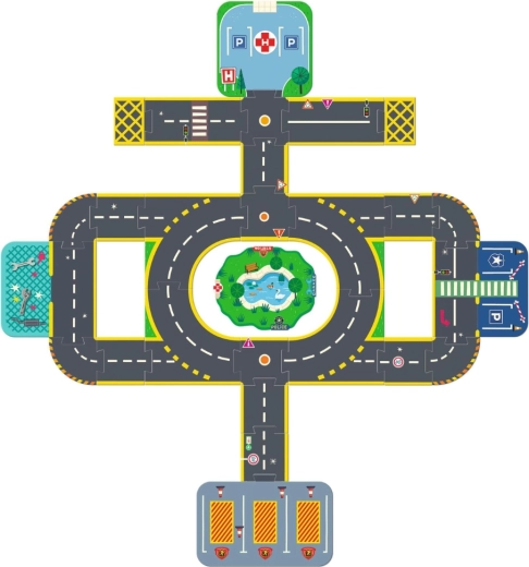 Sens giratoriu mare și heliport