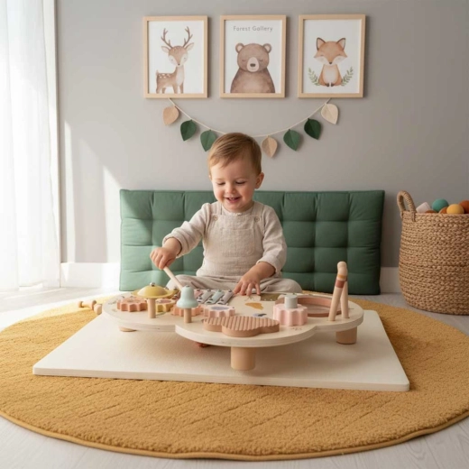 Construcție stabilă pentru joacă în siguranță