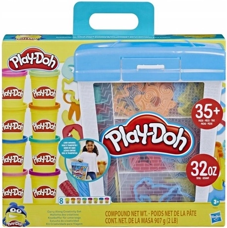 Valiză creativă cu plastilină și accesorii Play-Doh