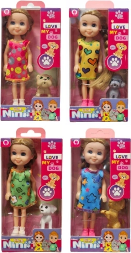 Păpușă cu cățel