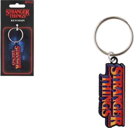 Breloc metalic Stranger Things cu logo WSQK