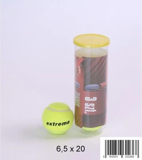 Mingi de tenis 3 buc. în tub