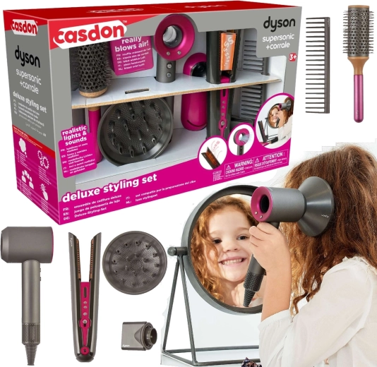 Set deluxe Casdon Dyson pentru coafat părul