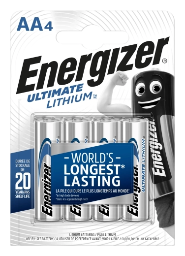 Energizer Ultimate Lithium AA baterii tip R6 1,5 V – 4 buc