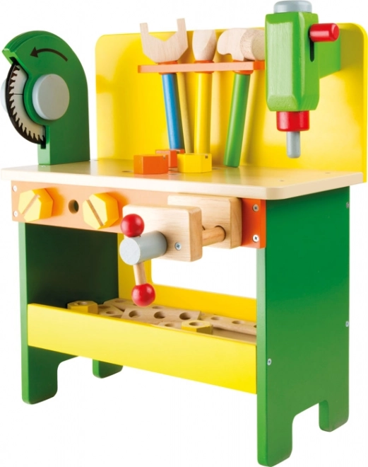 Banc de lucru din lemn Small Foot Christian pentru copii