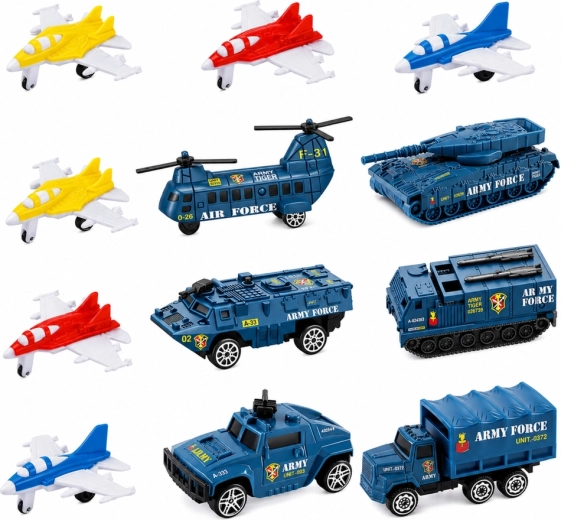 Accesorii bogate: vehicule, avioane și elemente rutiere