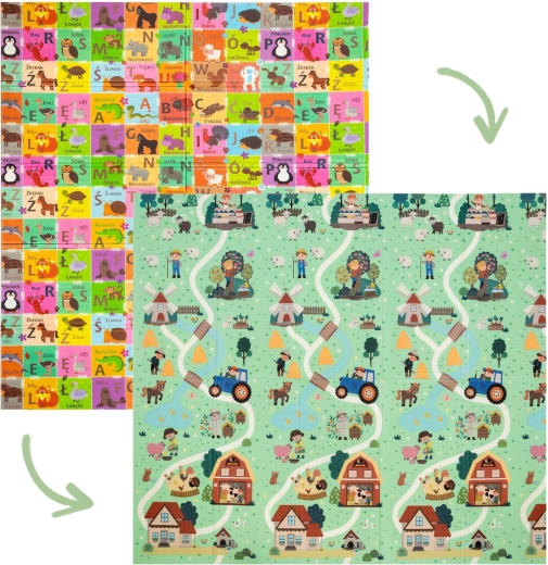 Două fețe jucăușe pentru învățare și distracție