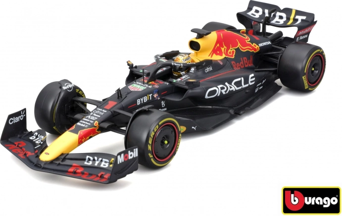 Model metalic F1 ORACLE RED BULL RACING RB18 1:24 cu pilotul Max Verstappen