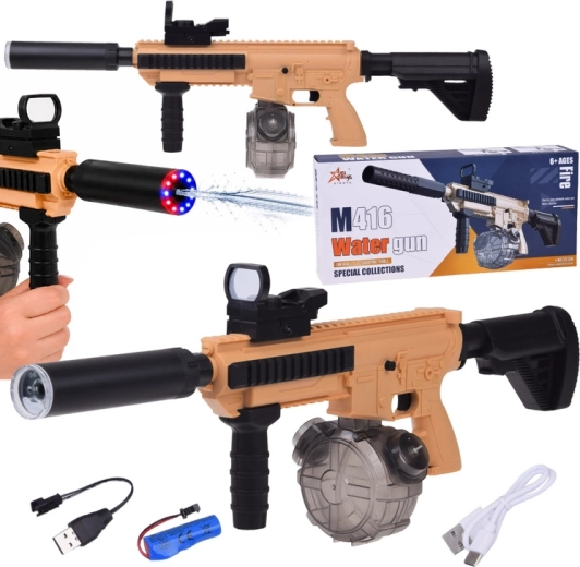 Pistol cu apă electric M416 cu iluminare LED