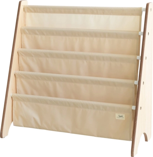 3 Sprouts suport pentru cărți recycled solid/beige