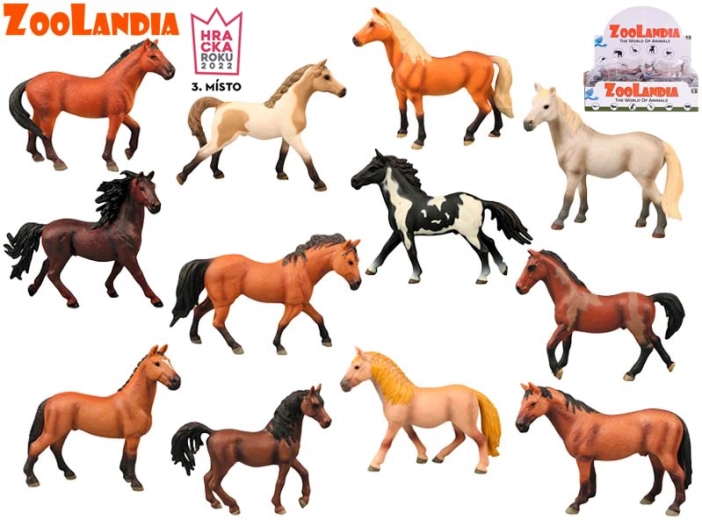 Zoolandia cal din plastic 14 cm – 12 tipuri