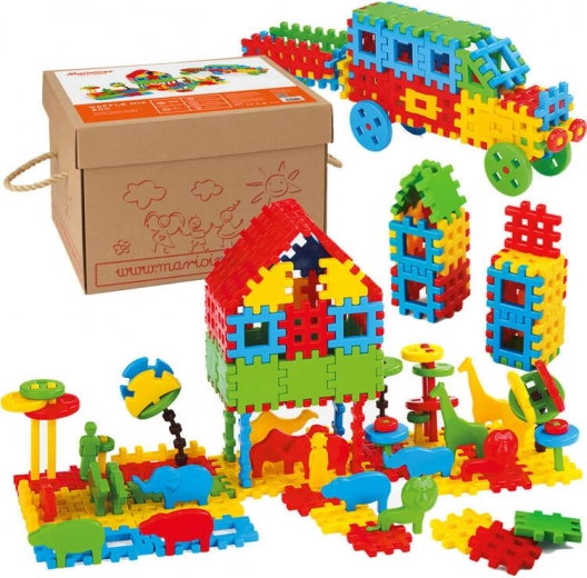 Blocuri de construcție Marioinex Waffle 200 buc