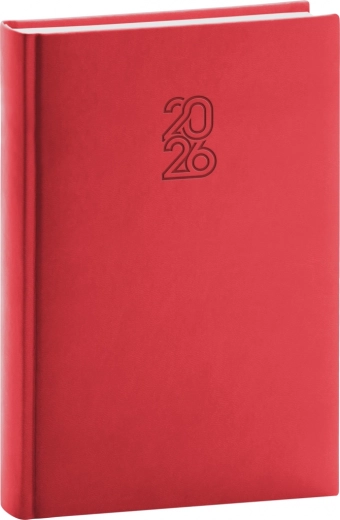 Jurnal zilnic 2026 roșu