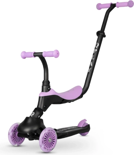 3în1: de la bicicletă de echilibru la trotinetă balans