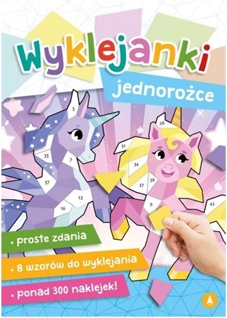 Colaje cu autocolante: Unicorni