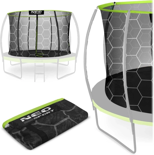 Neo-sport plasă de protecție interioară pentru trambulină 252 cm (8 ft) pentru 6 stâlpi
