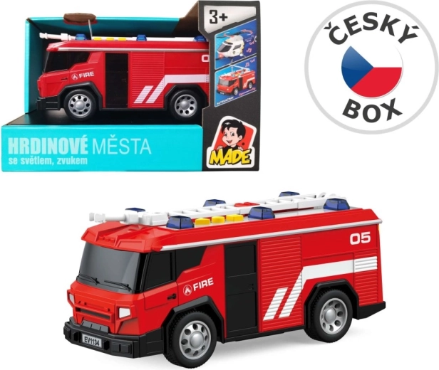 Mașinuță pompieri 1:24 cu baterii