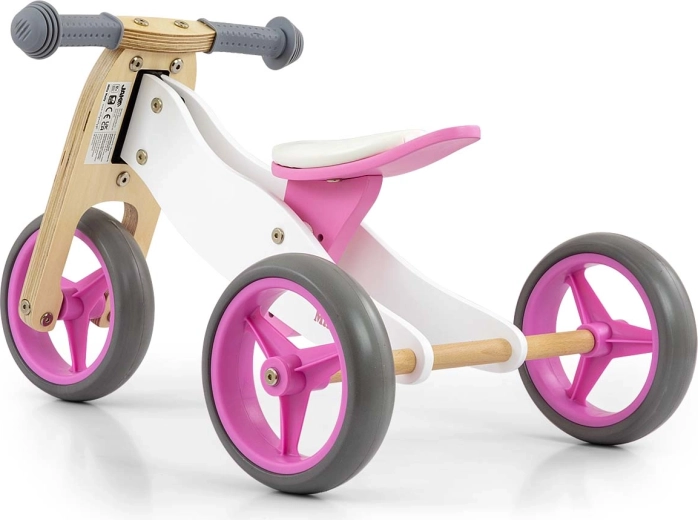 2în1: tricicletă stabilă și bicicletă de echilibru cu două roți