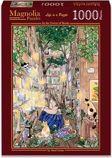 Puzzle Magnolia „În pădurea cărților” 1000 de piese
