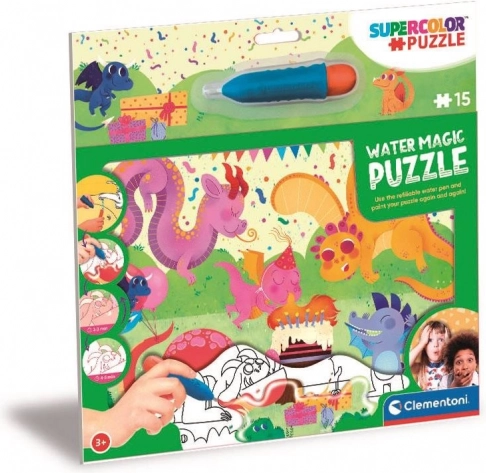 Puzzle magică Water Magic: Drăcuți 15 piese