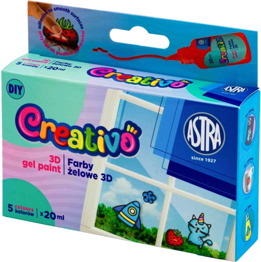 Astra Creativo culori pentru autocolante gel 5×20 ml