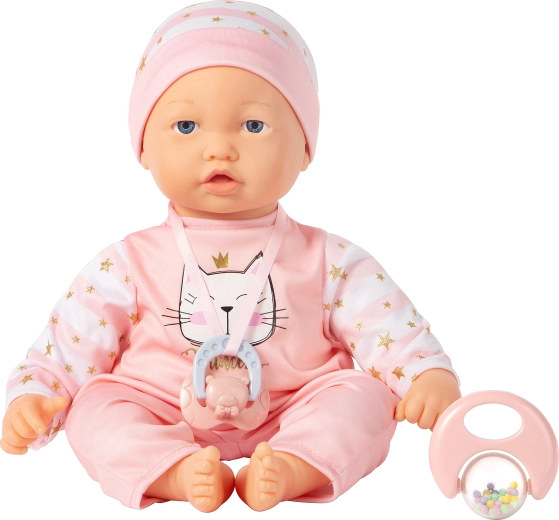 Bebeluș cu mimică mobilă, 40 cm