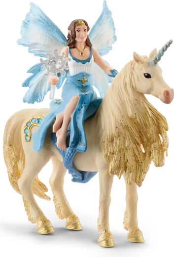Schleich Bayala prințesa Eyela cu unicornul auriu