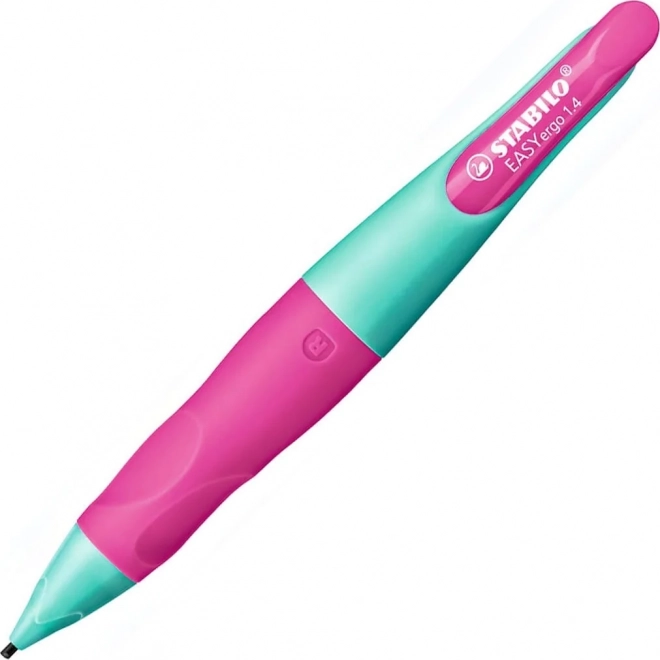 Creion Stabilo EASYergo pentru dreptaci 1,4 mm turcoaz-roz