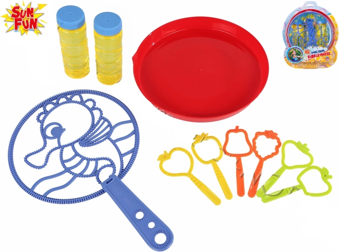 set de baloane de săpun cu soluție sun fun