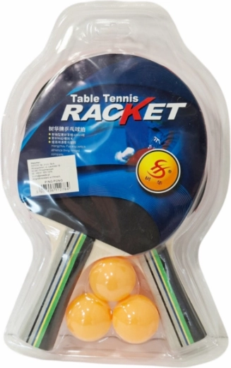 Set de palete pentru tenis de masă cu mingi