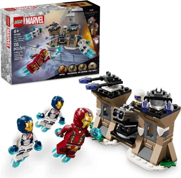 LEGO Marvel Iron Man și Iron Legion vs. soldatul HYDRA